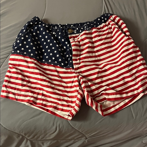 Chubbies Red, White, and Blue Star-Striped Men's Shorts - Picture 1 of 1